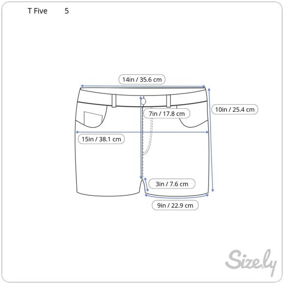 T Five Denim Shorts Juniors 5 Low Rise Raw Hem Distressed Summer - Picture 2 of 5